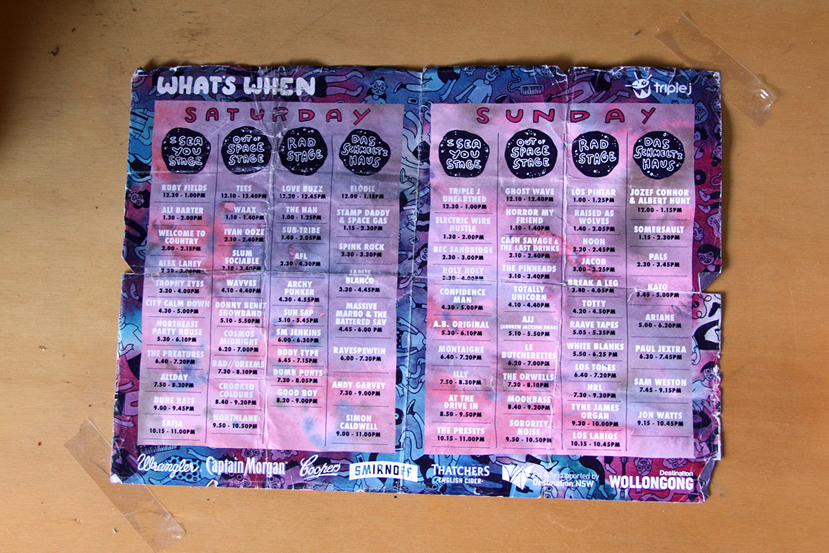 Fezzy set list in the wild