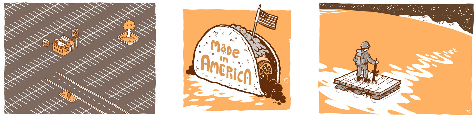 Editorial Illustration- Slate Book Review